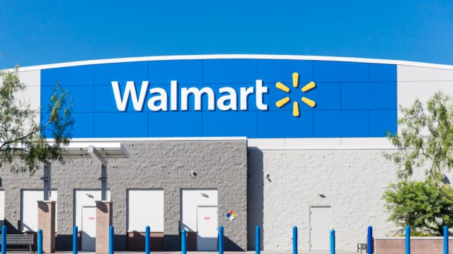 A Walmart storefront