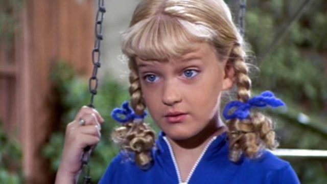 susan olsen as cindy on the brady bunch