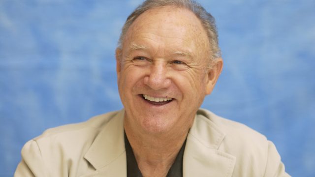 Gene Hackman at a press conference for "Runaway Jury" in 2003