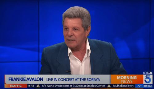 Frankie Avalon on KTLA 5 in 2019