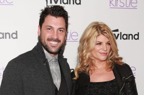 Maksim Chmerkovskiy and Kirstie Alley at the "Kirstie" premiere party in 2013