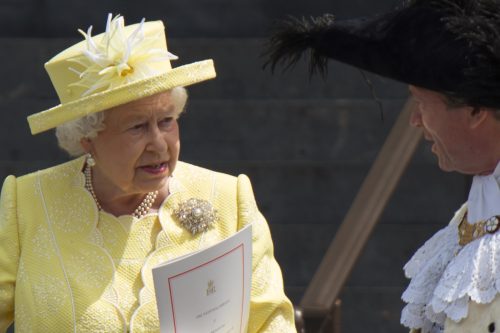 Queen Elizabeth at St. Paul's in 2016