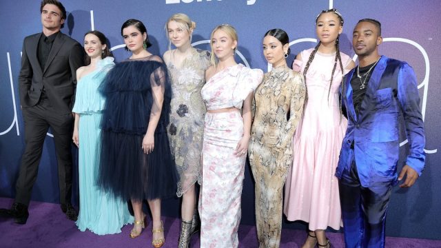 The cast of "Euphoria" at the premiere in 2019