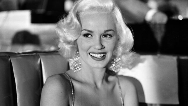 Mamie Van Doren at the taping of the Colgate TV program in 1955