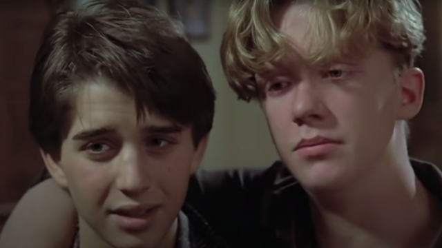 Ilan Mitchell-Smith and Anthony Michael Hall in "Weird Science"