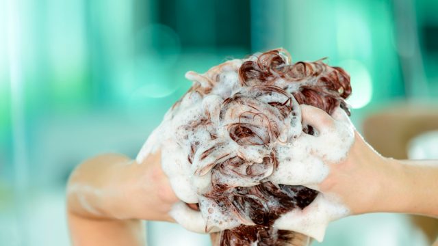 Washing hair