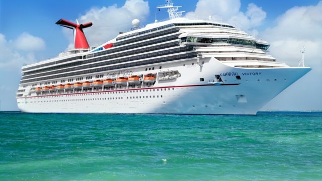 Carnival Cruise Ship in the Ocean