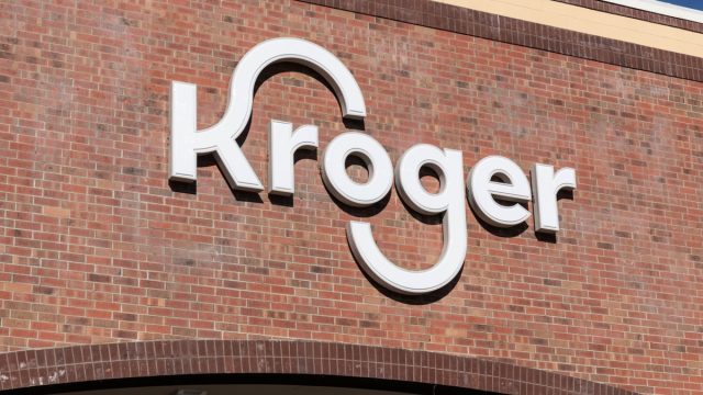 kroger supermarket sign