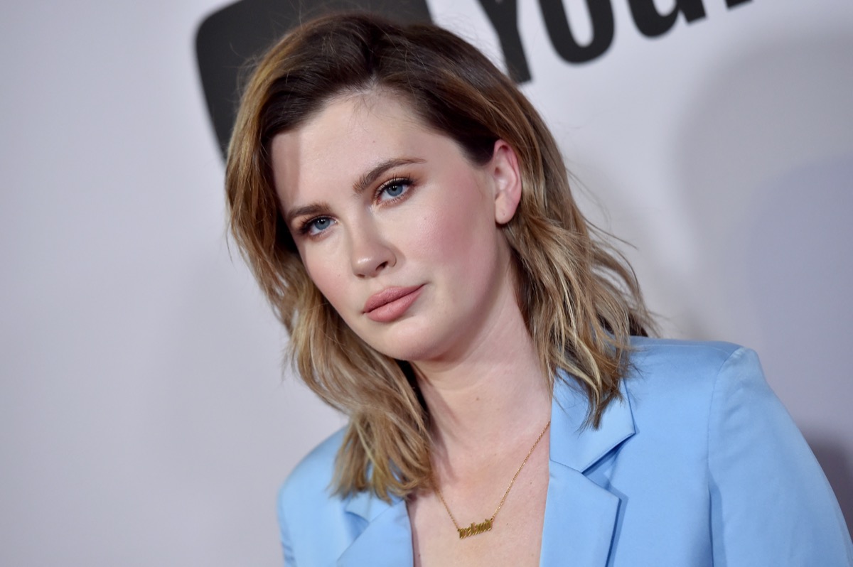 Ireland Balwdin at Premiere of YouTube Original's "Justin Bieber: Seasons" in 2020