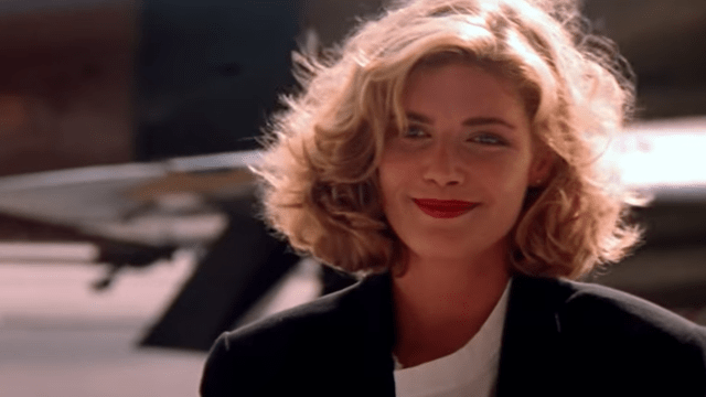 Kelly McGillis in "Top Gun"