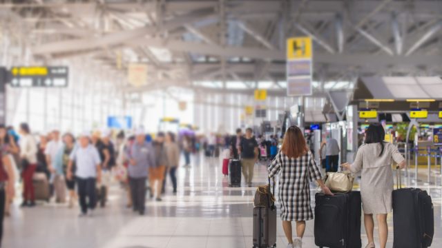 Busy Airport Terminal
