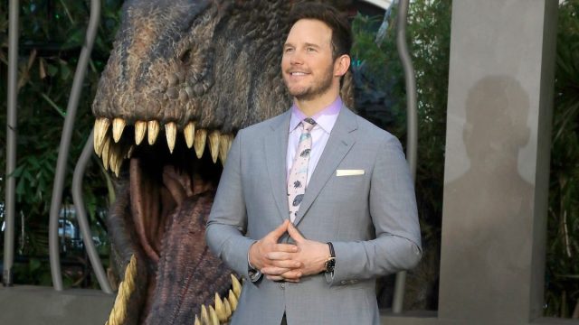 Chris Pratt at the premiere of "Jurassic World: Dominion" in 2022