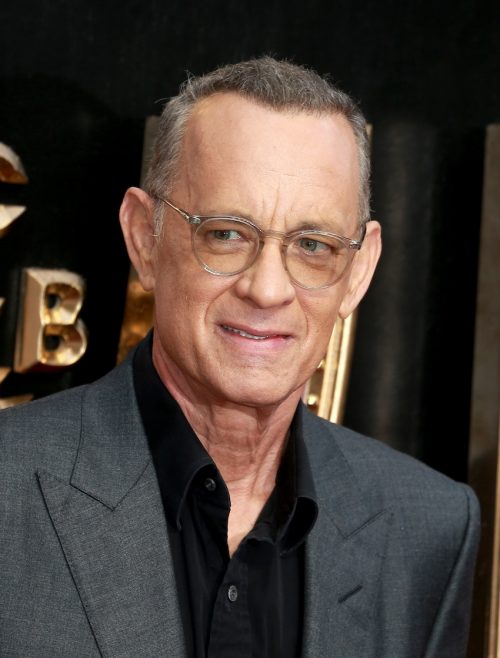 Tom Hanks at a UK screening of "Elvis" in May 2022