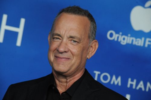 Tom Hanks at the premiere of "Finch" in 2021