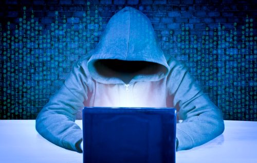 hacker at computer