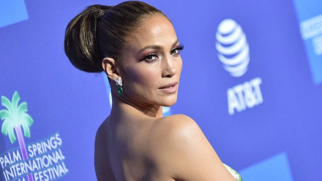 Jennifer Lopez at the PSIFF Awards Gala in 2020