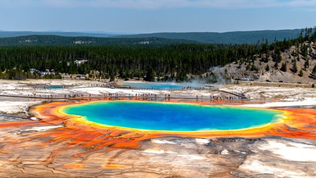 Grand Prismatic Spring Yellowstone national park