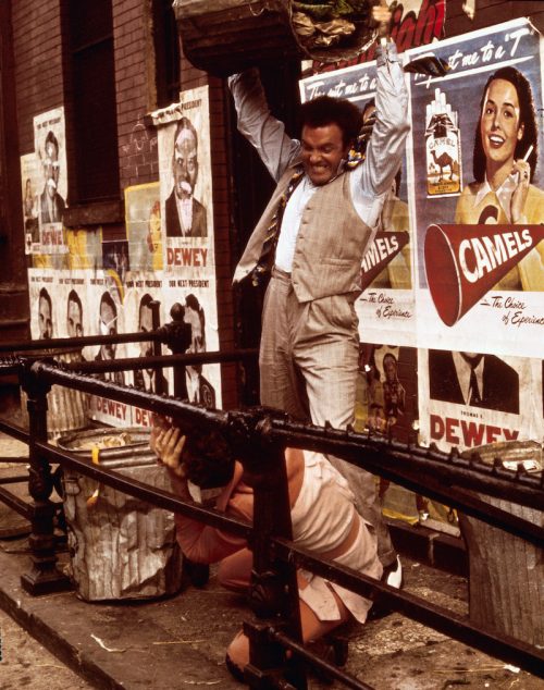 James Caan and Gianni Russo filming "The Godfather"