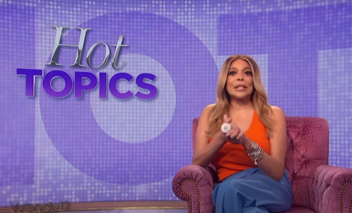 Wendy Williams hosting "The Wendy Williams Show"
