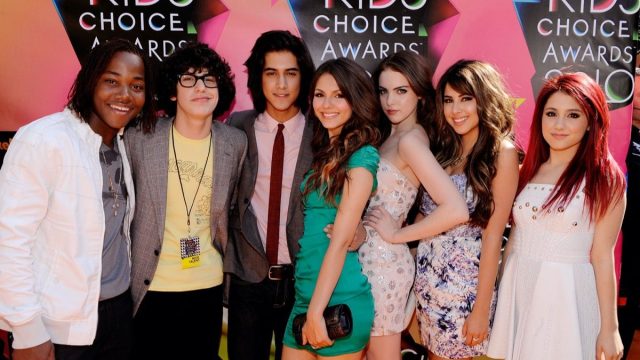 The Victorious cast at the Kids' Choice Awards in 2010