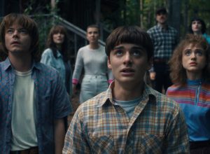 Cast members from "Stranger Things" on season 4