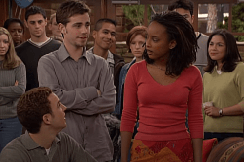 Ben Savage, Rider Strong, and Trina McGee on "Boy Meets World"