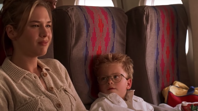 Renée Zellweger and Jonathan Lipnicki in "Jerry Maguire"