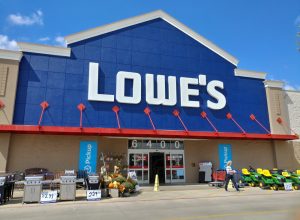 A Lowe's storefront