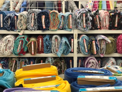 fabric at joanns store