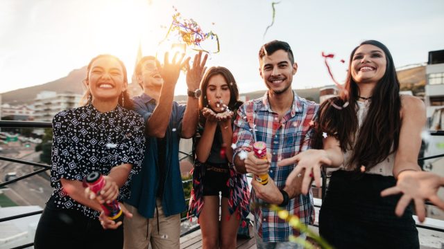 Group of Friends Having a Good Time