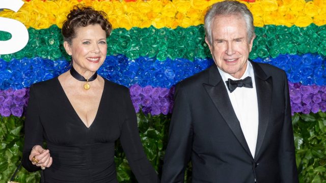 Annette Bening and Warren Beatty at the 2019 Tony Awards