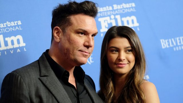 Dane Cook and Kelsi Taylor at the Santa Barbara International Film Festival in 2019
