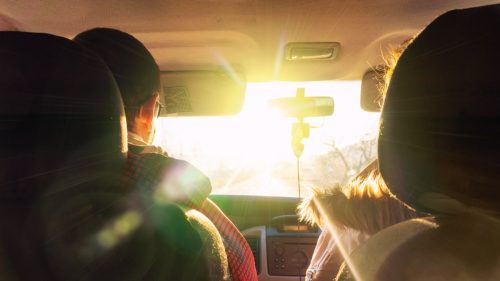 sun glare driving