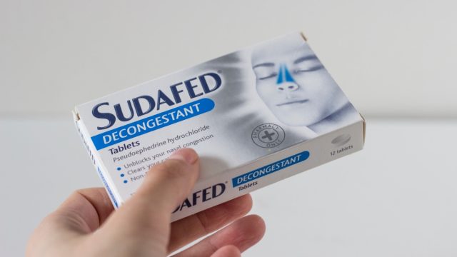 Box of Sudafed