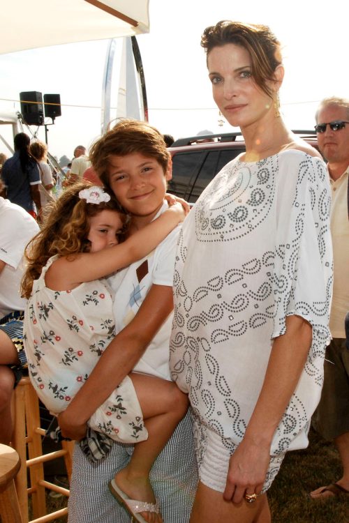 Lily Brant, Harry Brant, and Stephanie Seymour T-MOBILE SIDEKICK Lounge at the MERCEDES-BENZ Bridgehampton Polo Challenge in 2008