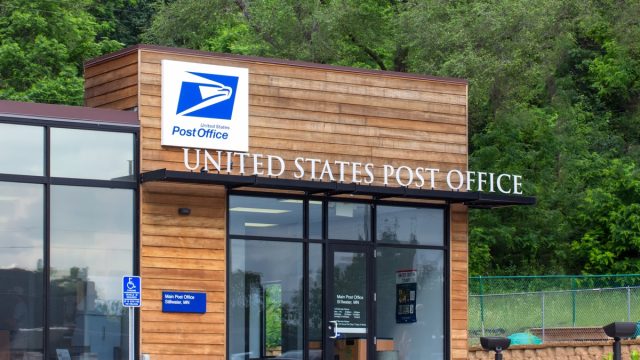 United States Post Office building. The United States Postal Service provides postal service in the United States.