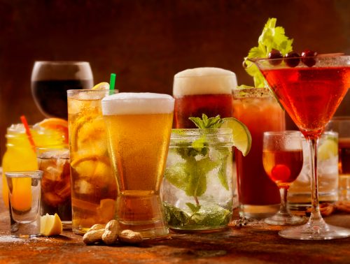 selection of cocktails