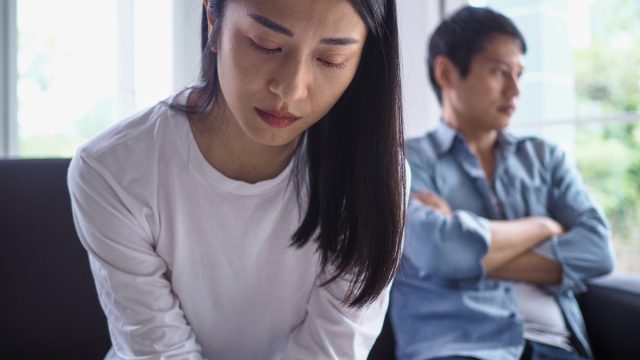 couple with relationship issues