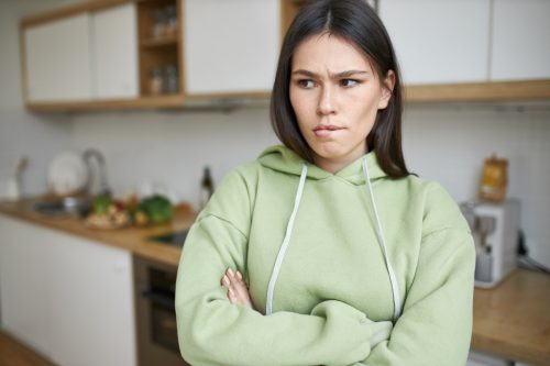 Stubborn Young Woman