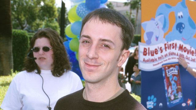 Steve Burns at the premiere of "Blue's Big Musical Movie" in 2000
