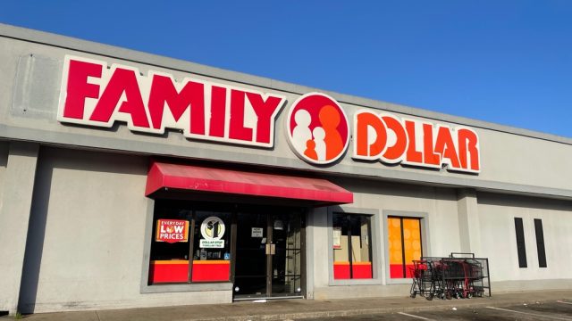 A Family Dollar storefront