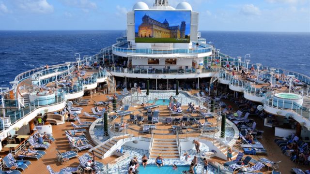 Pool Deck of Cruise Ship