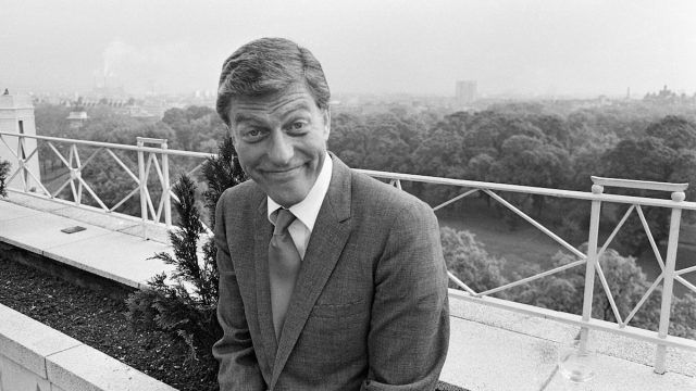 Dick Van Dyke on the roof of The Dorchester Hotel in 1967
