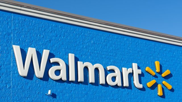 A Walmart storefront