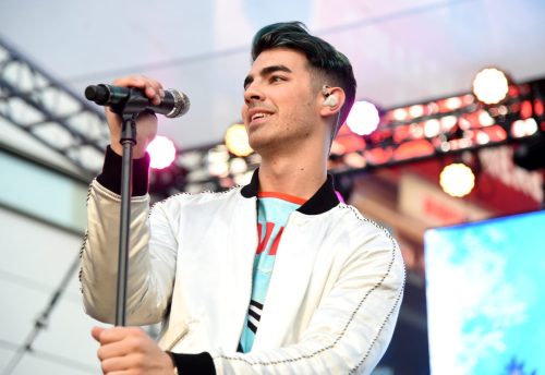 LOS ANGELES, CA - DECEMBER 04: Recording artist Joe Jonas of DNCE performs onstage at 102.7 KIIS FM's Jingle Ball Village at KIIS FMs Jingle Ball 2015 Presented by Capital One pre-show on December 4, 2015 in Los Angeles, California.