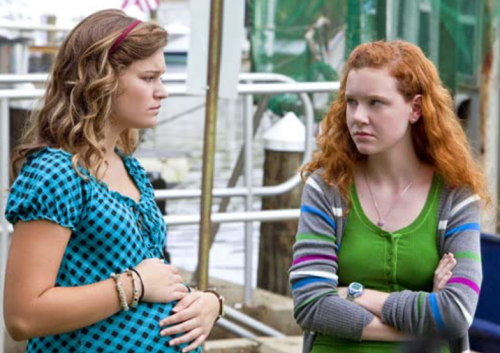 Pregnancy Pact scene with two teenagers.