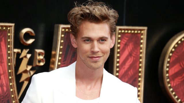 Austin Butler at a London screening of "Elvis" in May 2022