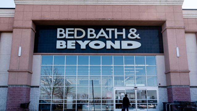 A Bed Bath & Beyond storefront