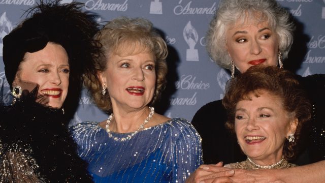 Rue McClanahan, Betty White, Bea Arthur, and Estelle Getty at the 1991 People's Choice Awards