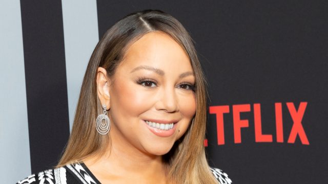 Mariah Carey at the premiere of "A Fall from Grace" in 2020